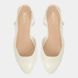 Bailarinas Clementinne con talón abierto, tacón grueso