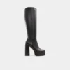 Bota hasta la rodilla Albie, con plataforma