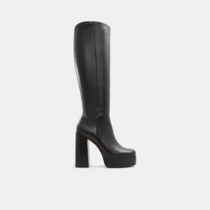 Bota hasta la rodilla Albie, con plataforma