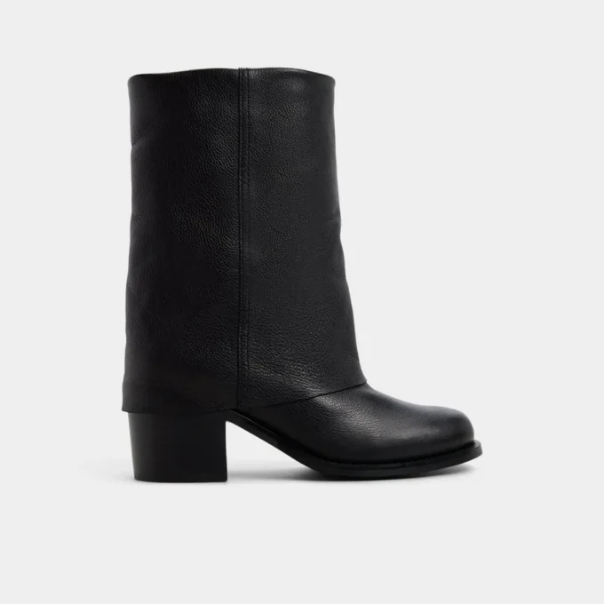 Botines Nolya, tacón grueso