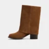 Botines Nolya, tacón grueso