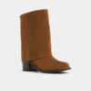 Botines Nolya, tacón grueso