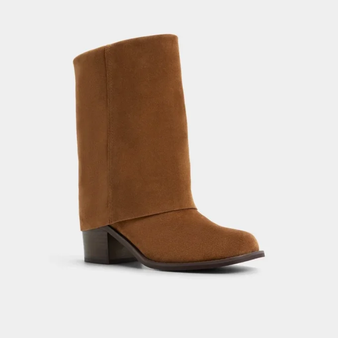 Botines Nolya, tacón grueso