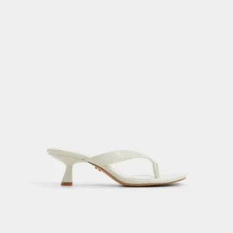 Chanclas con tacón de salto, tacón de gata