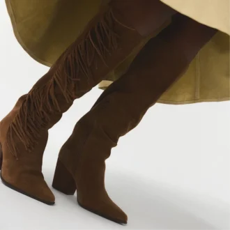 Kaelya-wc Bota hasta la rodilla, pantorrilla ancha