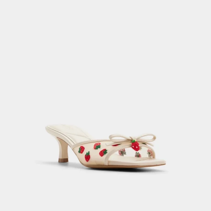 Mules con tacón Begoniaa, tacón bajo