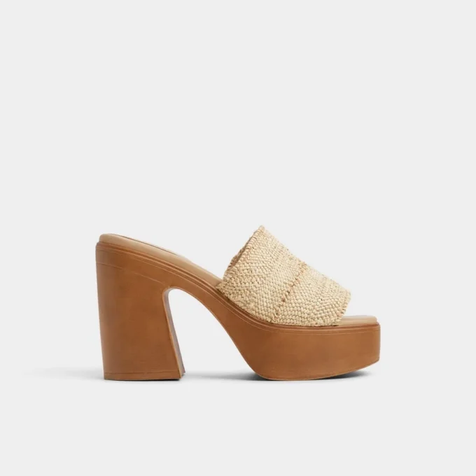 Mules con tacón Maysee, plataforma Mules con tacón Maysee, plataforma