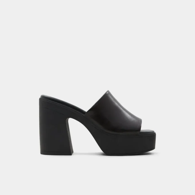 Mules con tacón Maysee, plataforma Mules con tacón Maysee, plataforma