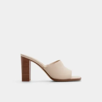 Mules con tacón Re-sophia, tacón grueso
