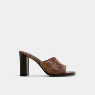 Mules con tacón Re-sophia, tacón grueso