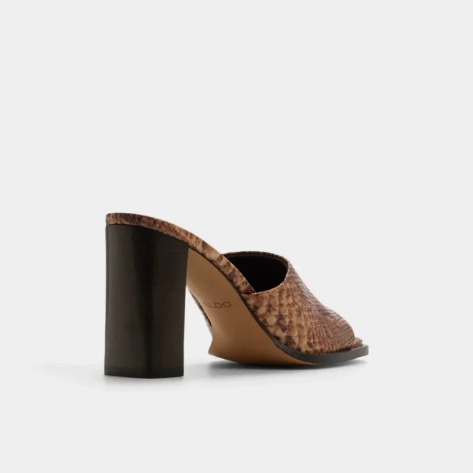 Mules con tacón Re-sophia, tacón grueso