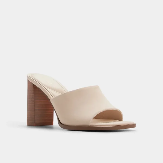 Mules con tacón Re-sophia, tacón grueso Mules con tacón Re-sophia, tacón grueso