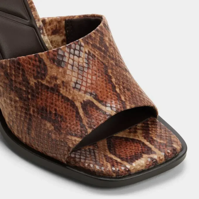 Mules con tacón Re-sophia, tacón grueso