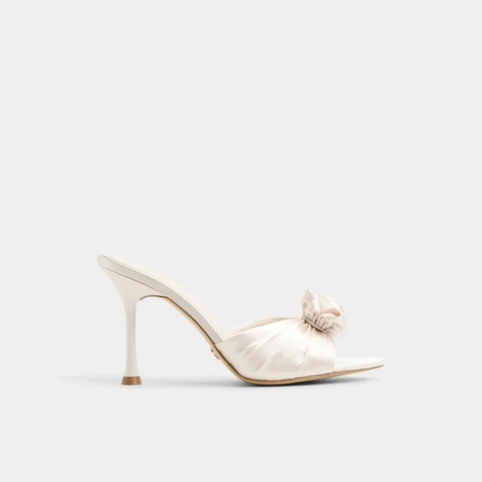 Mules con tacón Rosalina, tacón de aguja