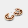 Pendientes de aro Cagedhoop Pendientes de aro Cagedhoop