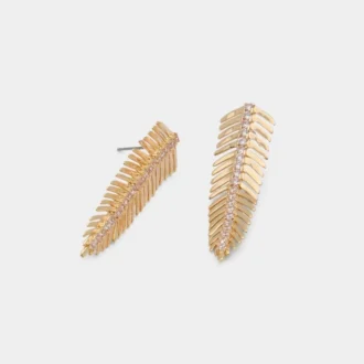 Pendientes de plumas