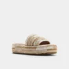 Sandalia Bohemina Slide, con plataforma Sandalia Bohemina Slide, con plataforma