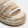 Sandalia Bohemina Slide, con plataforma Sandalia Bohemina Slide, con plataforma