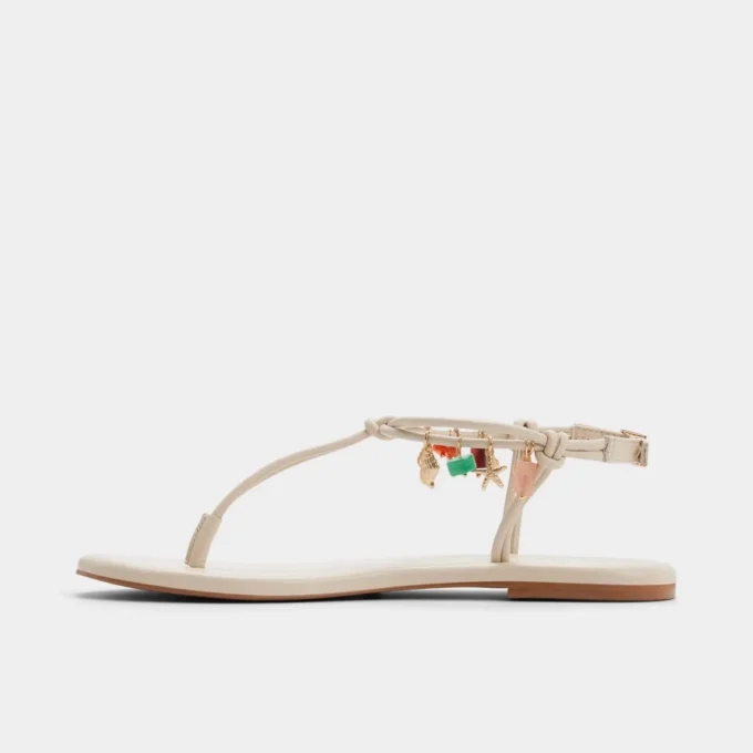 Sandalia con tiras en T de Seajewels