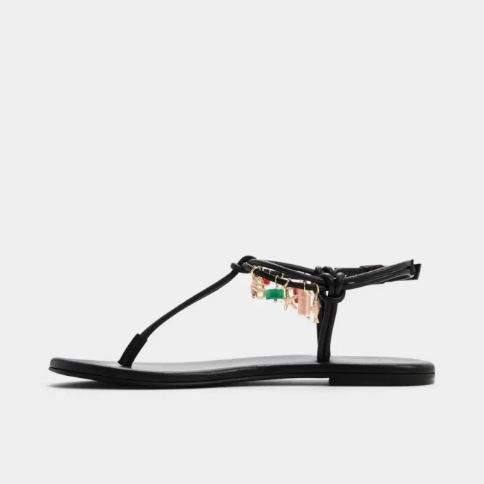 Sandalia con tiras en T de Seajewels
