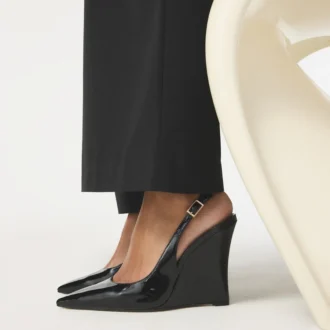 Zapatos de cuña con talón abierto Stessywedge