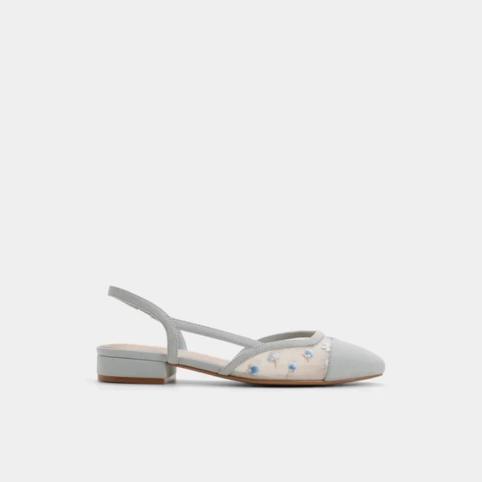 Zapatos de tacón alto con talón abierto Clementinne, tacón grueso