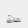 Zapatos de tacón alto con talón abierto Clementinne, tacón grueso
