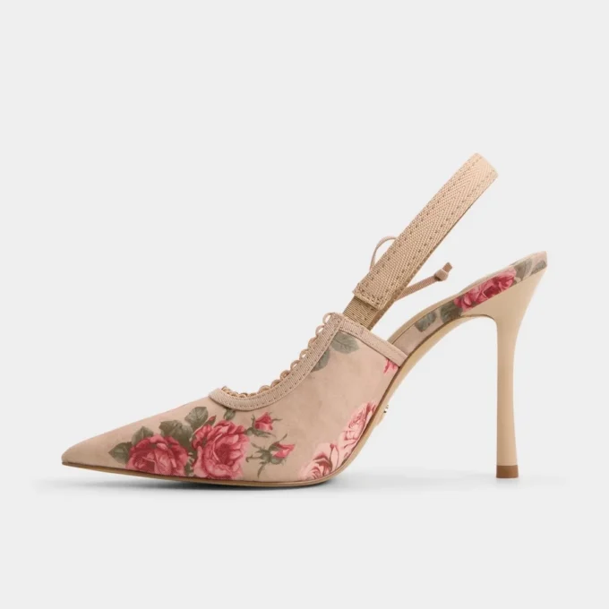 Zapatos de tacón alto Hennie Slingback, tacón de aguja Zapatos de tacón alto Hennie Slingback, tacón de aguja