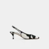 Zapatos de tacón bajo con talón abierto Gabriellie, Tacón bajo Zapatos de tacón bajo con talón abierto Gabriellie, Tacón bajo
