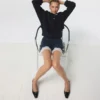 Zapatos de tacón bajo con talón abierto Gabriellie, Tacón bajo
