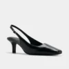 Zapatos de tacón bajo con talón abierto Gabriellie, Tacón bajo