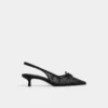 Zapatos de tacón con talón abierto Azaro, tacón bajo