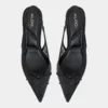 Zapatos de tacón con talón abierto Azaro, tacón bajo