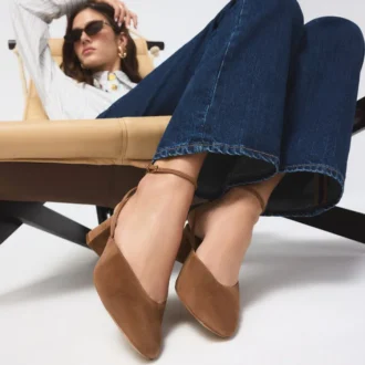Zapatos de tacón con tiras Elianie, tacón grueso